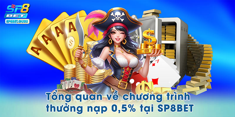 Tìm hiểu chung chương trình thưởng nạp 0,5% SP8BET