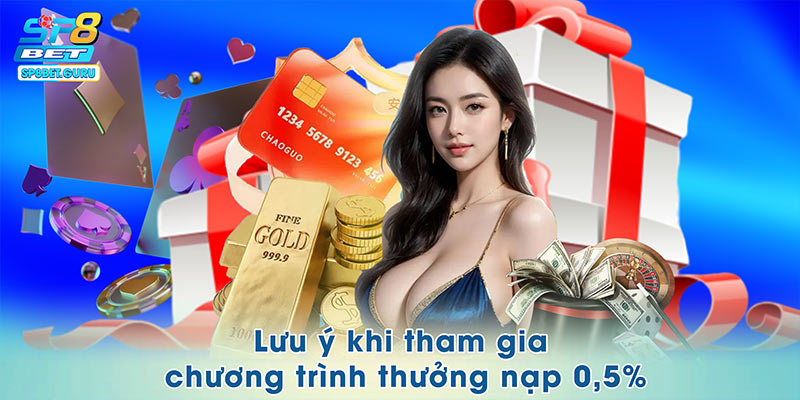 Những yêu cầu phổ biến của thưởng nạp