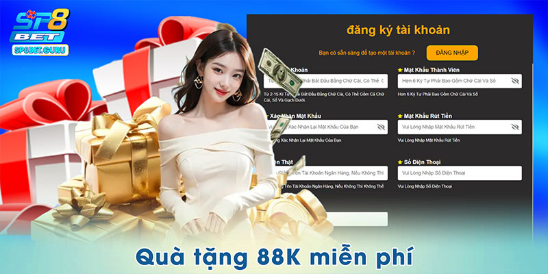 Quà tặng 88K miễn phí